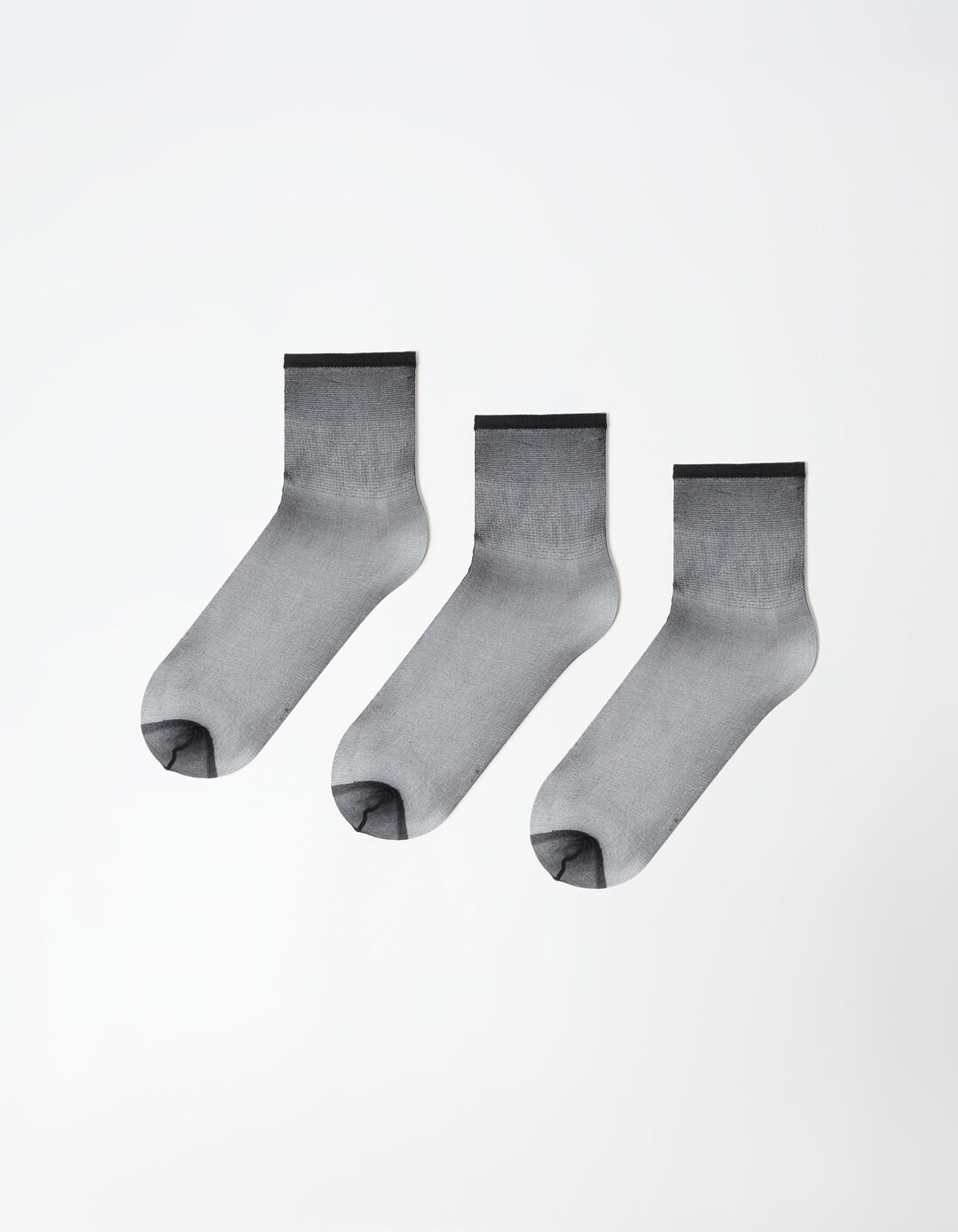 3 Pairs of 'DIM' Socks, Women, Black