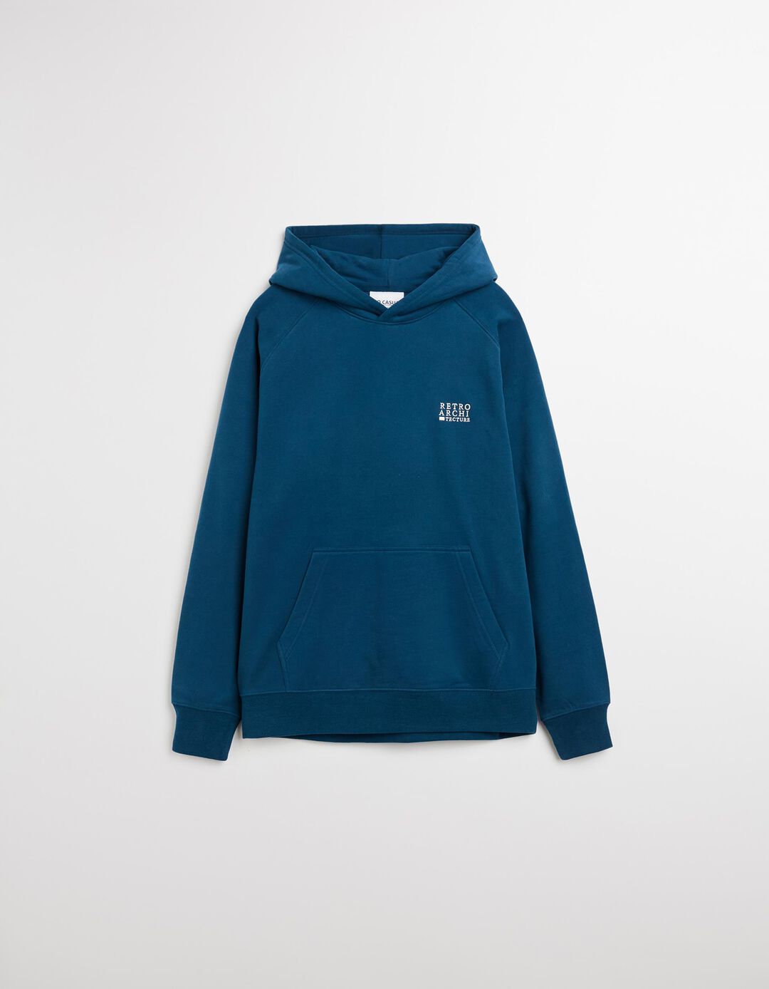 Sweatshirt com Capuz, Homem, Azul Escuro