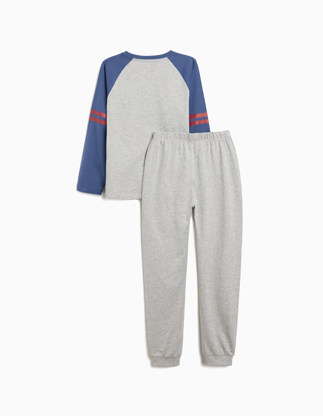 Pijama Jersey, Menino, Cinzento Claro 