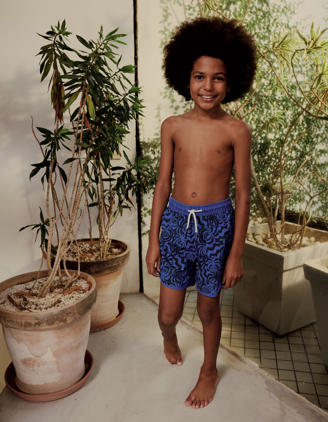 Cal&ccedil;&otilde;es de Banho, Menino, Azul