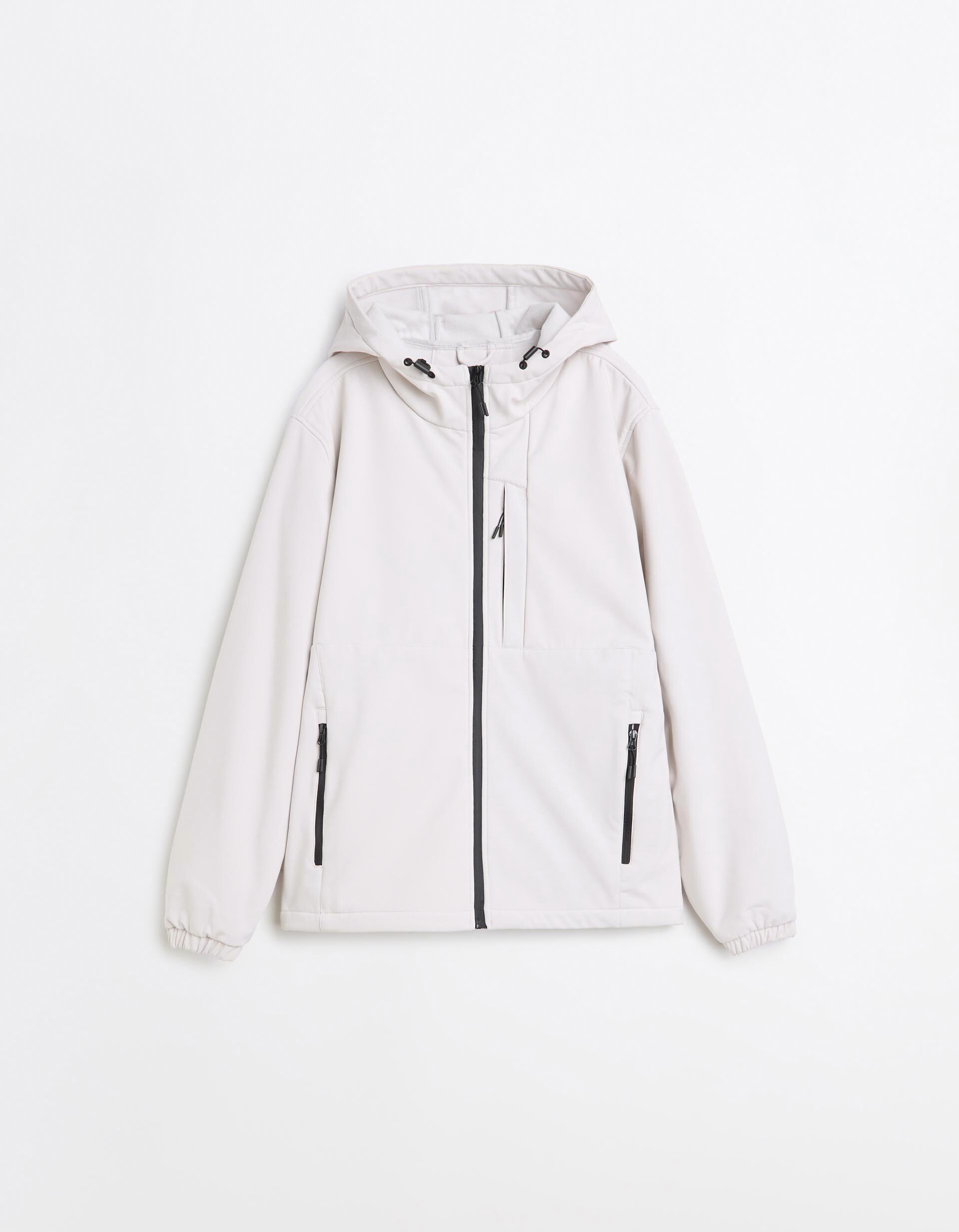 Comprar Online Parka T&eacute;cnica Com Capuz, Homem, Cinzento Claro