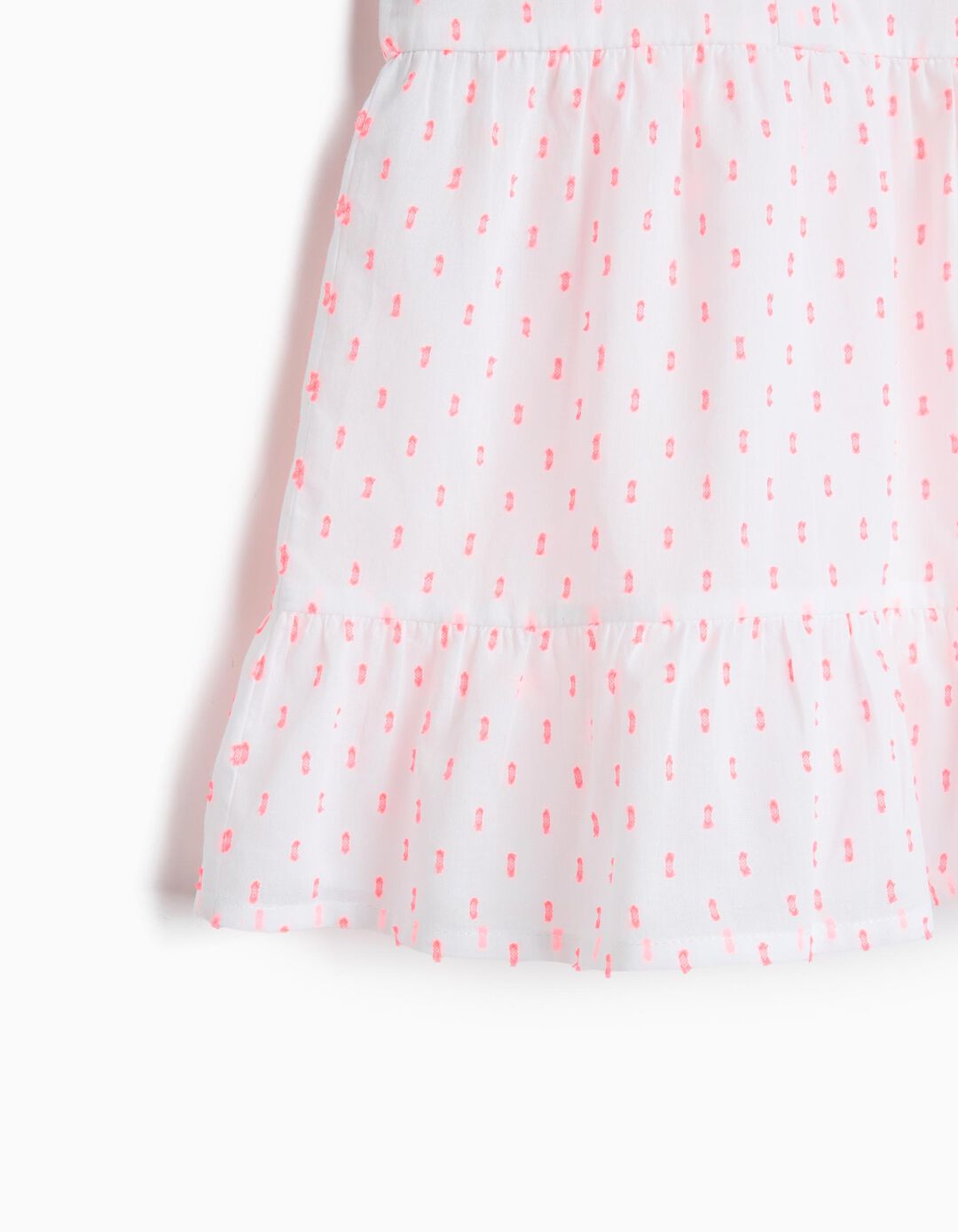Vestido, Menina, Branco