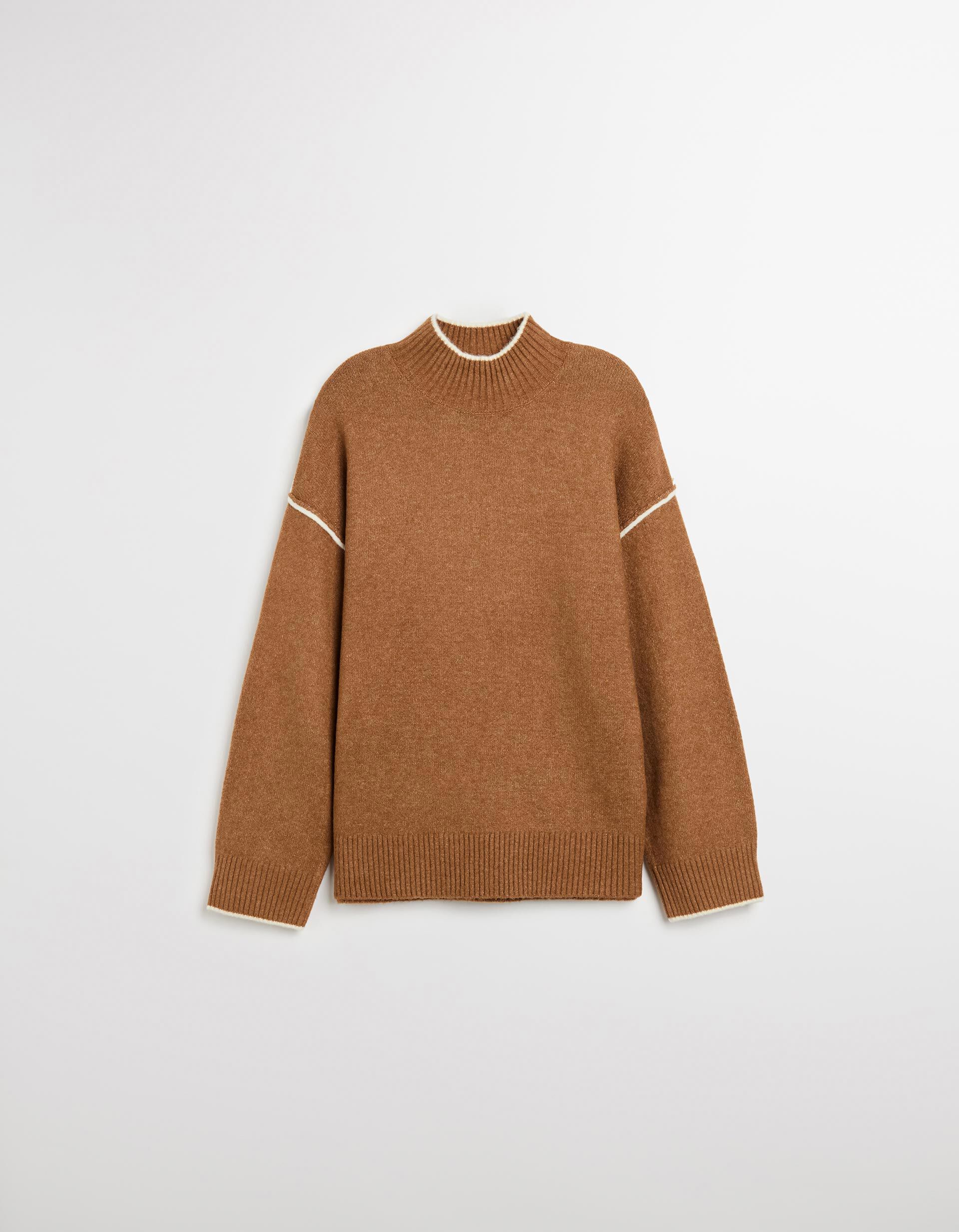 Comprar Online Camisola com L&atilde;, Mulher, Castanho Claro