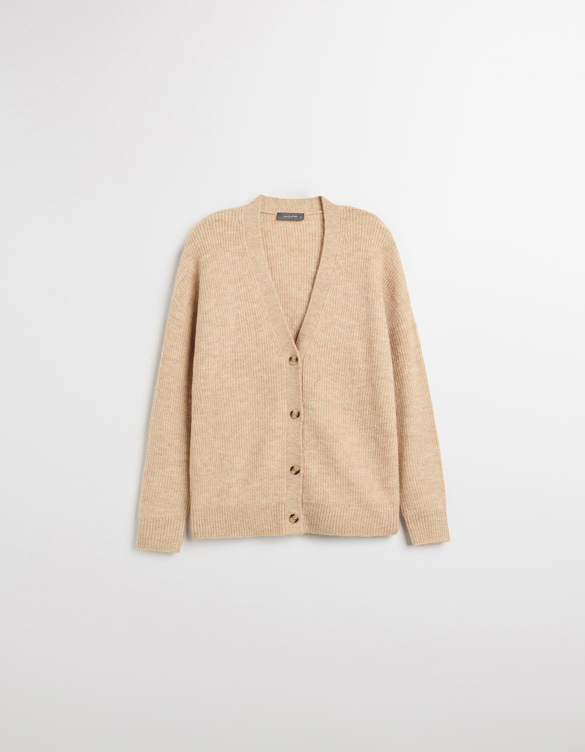 Comprar Online Casaco de Malha, Mulher, Bege 