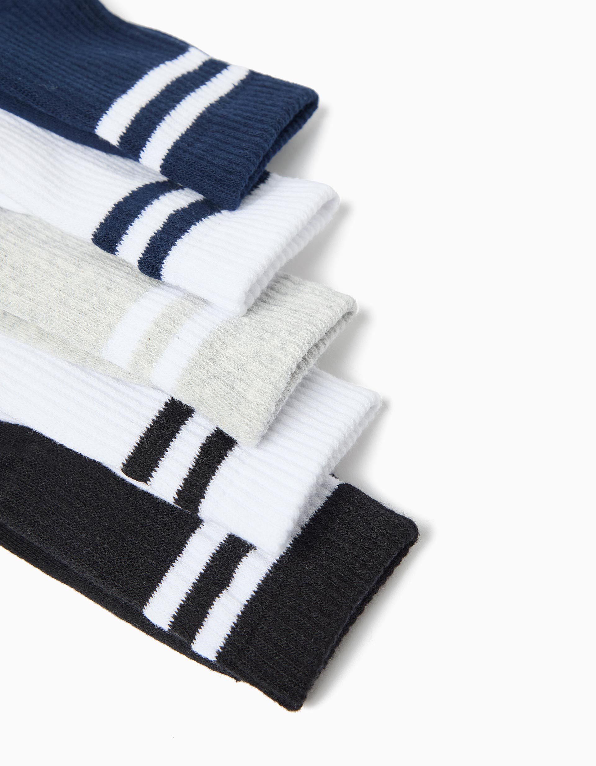Comprar Online Pack 5 Pares de Meias, Menino, Multicor