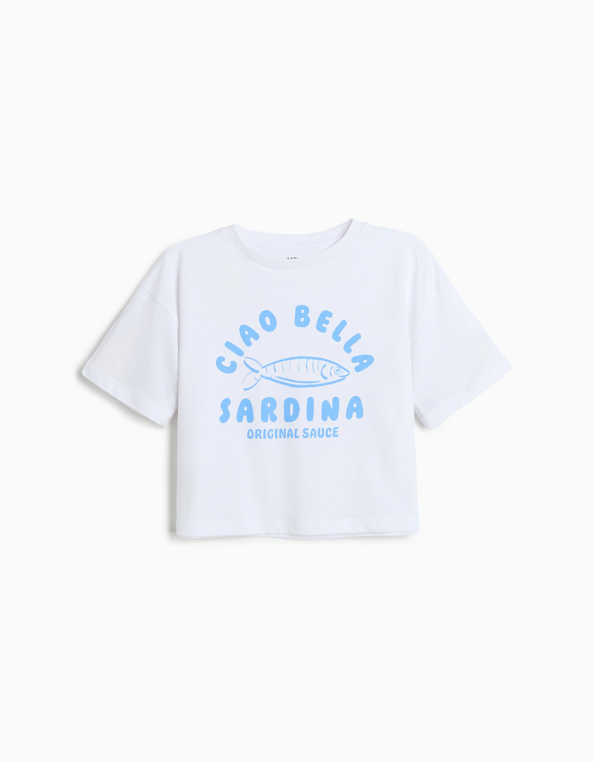 Comprar Online T-shirt Estampada, Menina, Branco