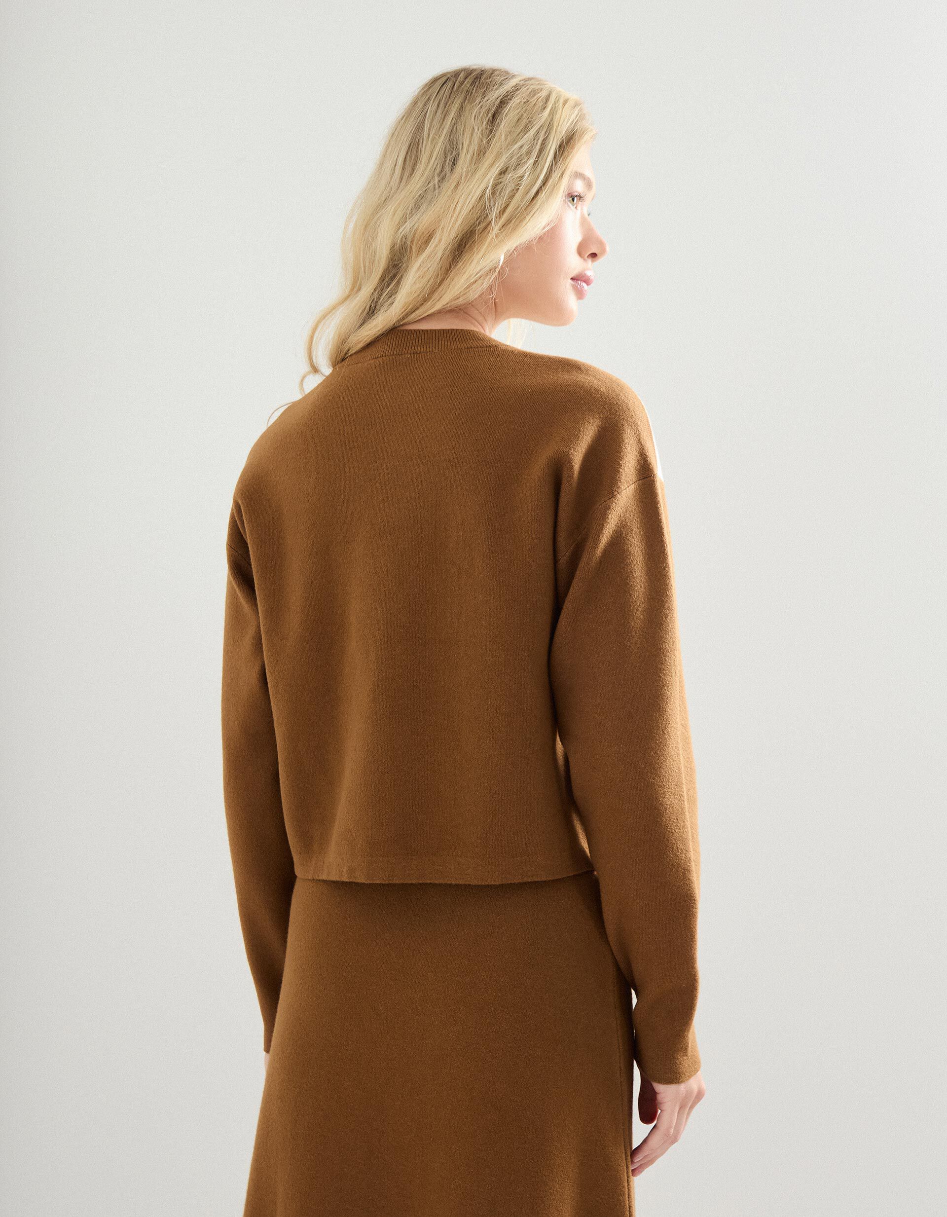 Comprar Online Camisola de Malha, Mulher, Castanho Claro