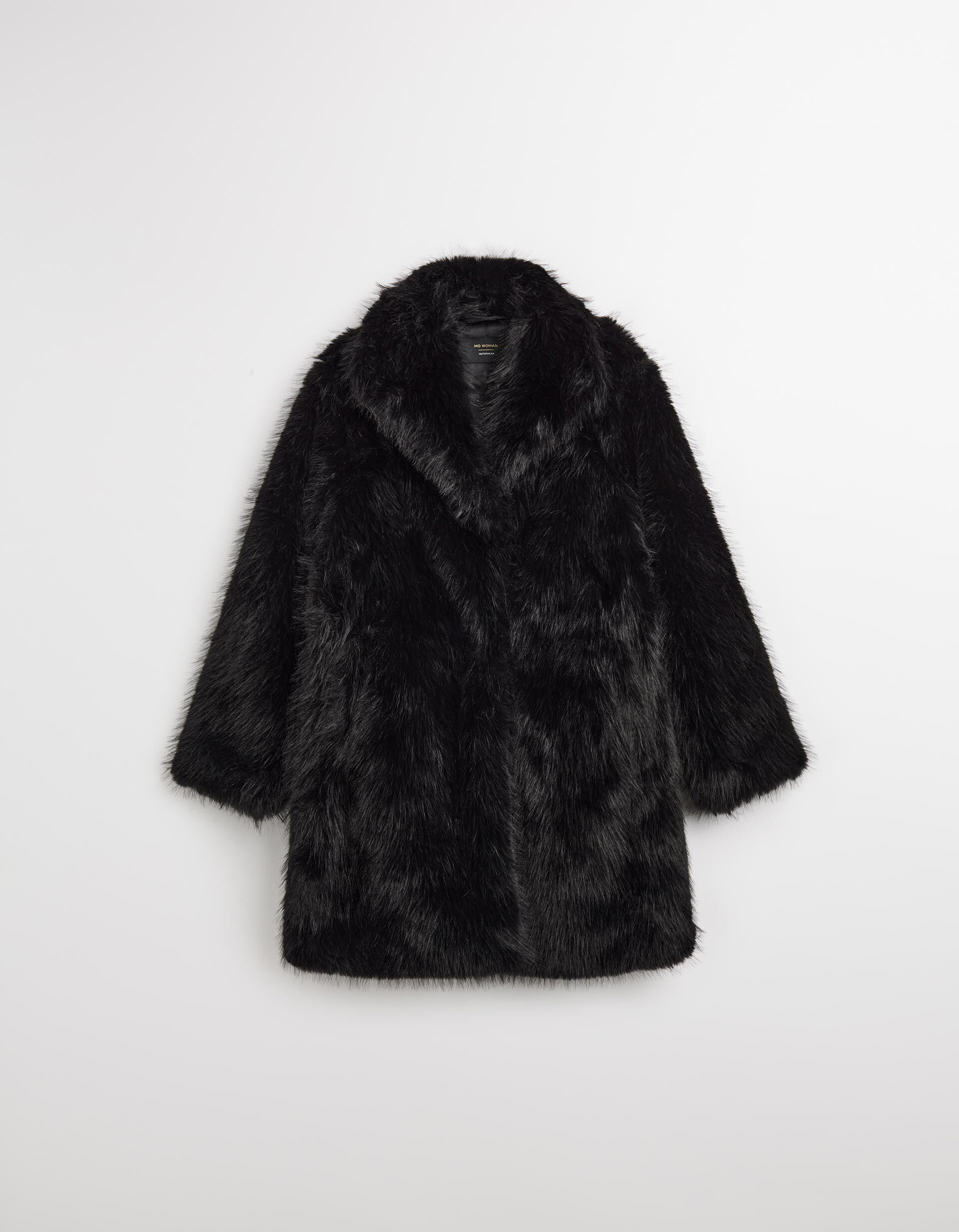 Comprar Online Casaco de Pelo Sint&eacute;tico, Mulher, Preto