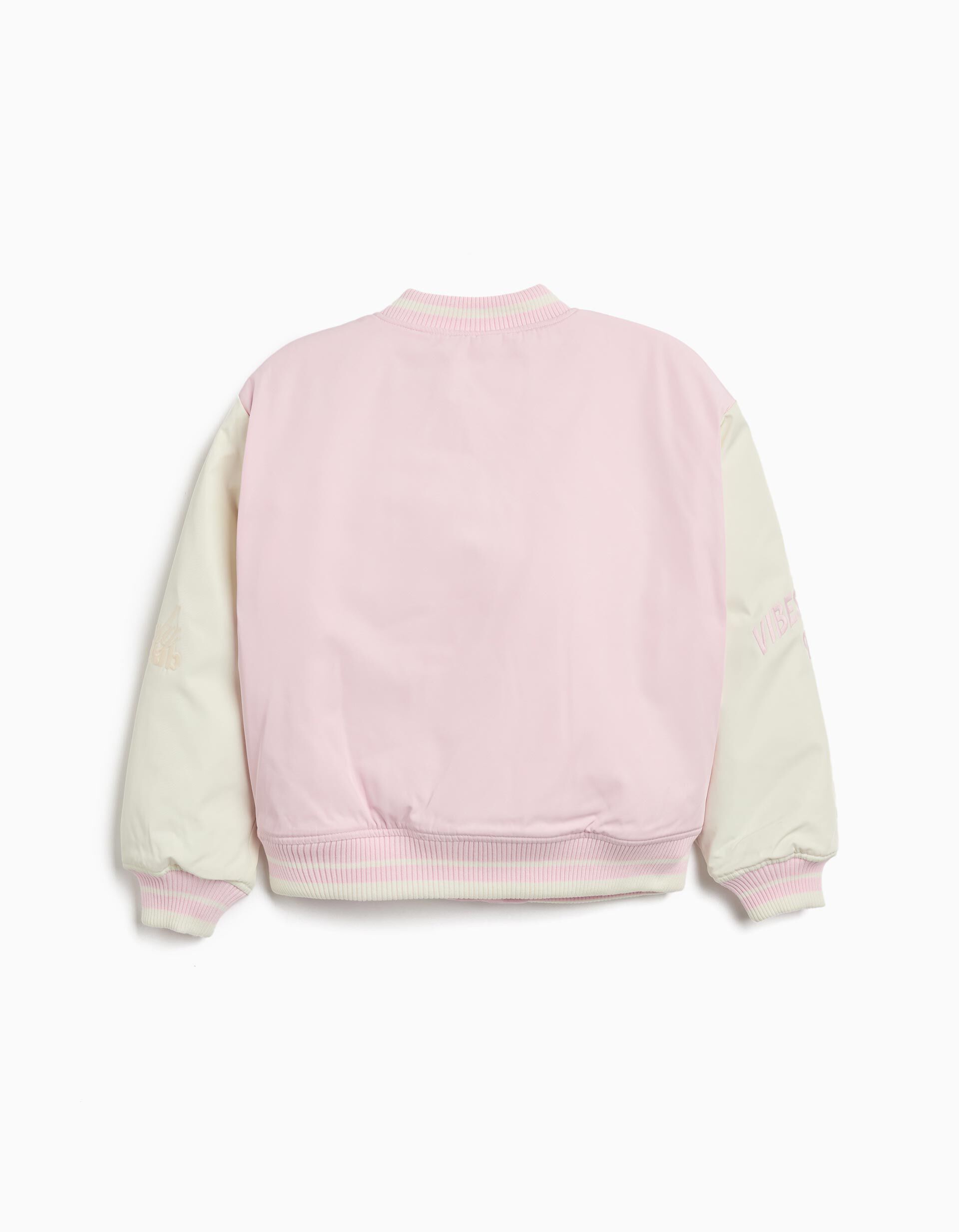 Comprar Online Casaco Bomber, Menina, Rosa Claro