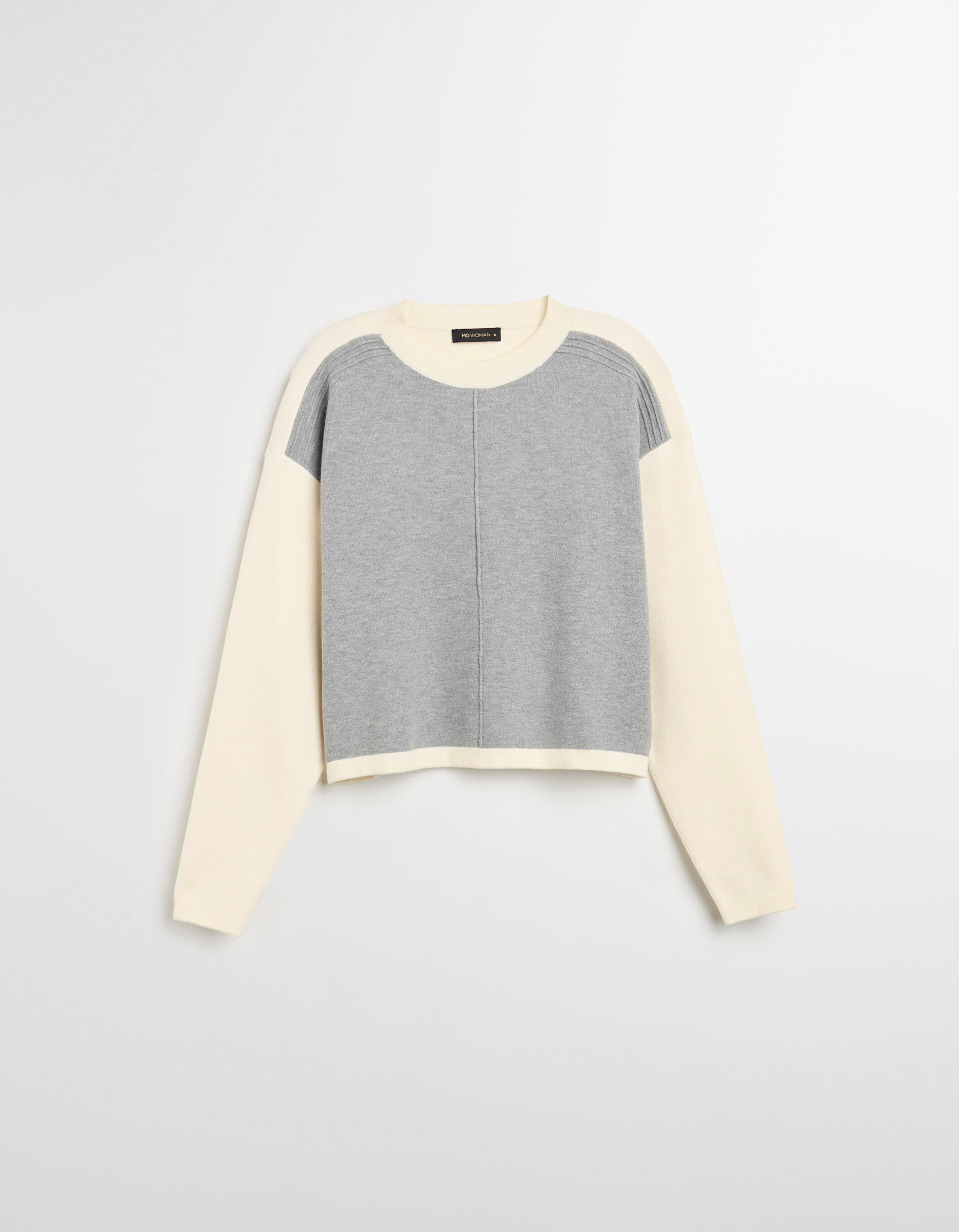 Comprar Online Camisola de Malha, Mulher, Cinzento Claro