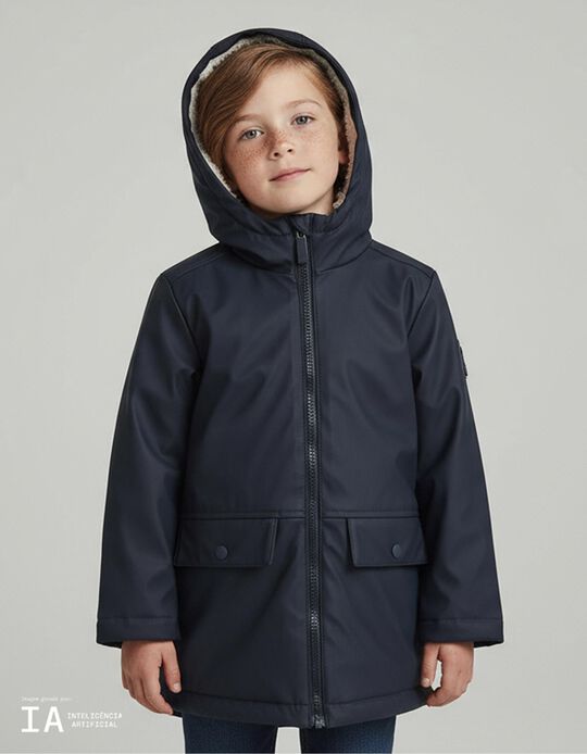 Comprar Online Casaco Impermeável, Menino, Azul 
