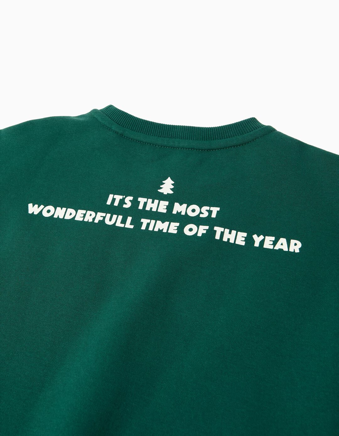 Sweatshirt de Felpa de Natal, Menino, Azul Escuro