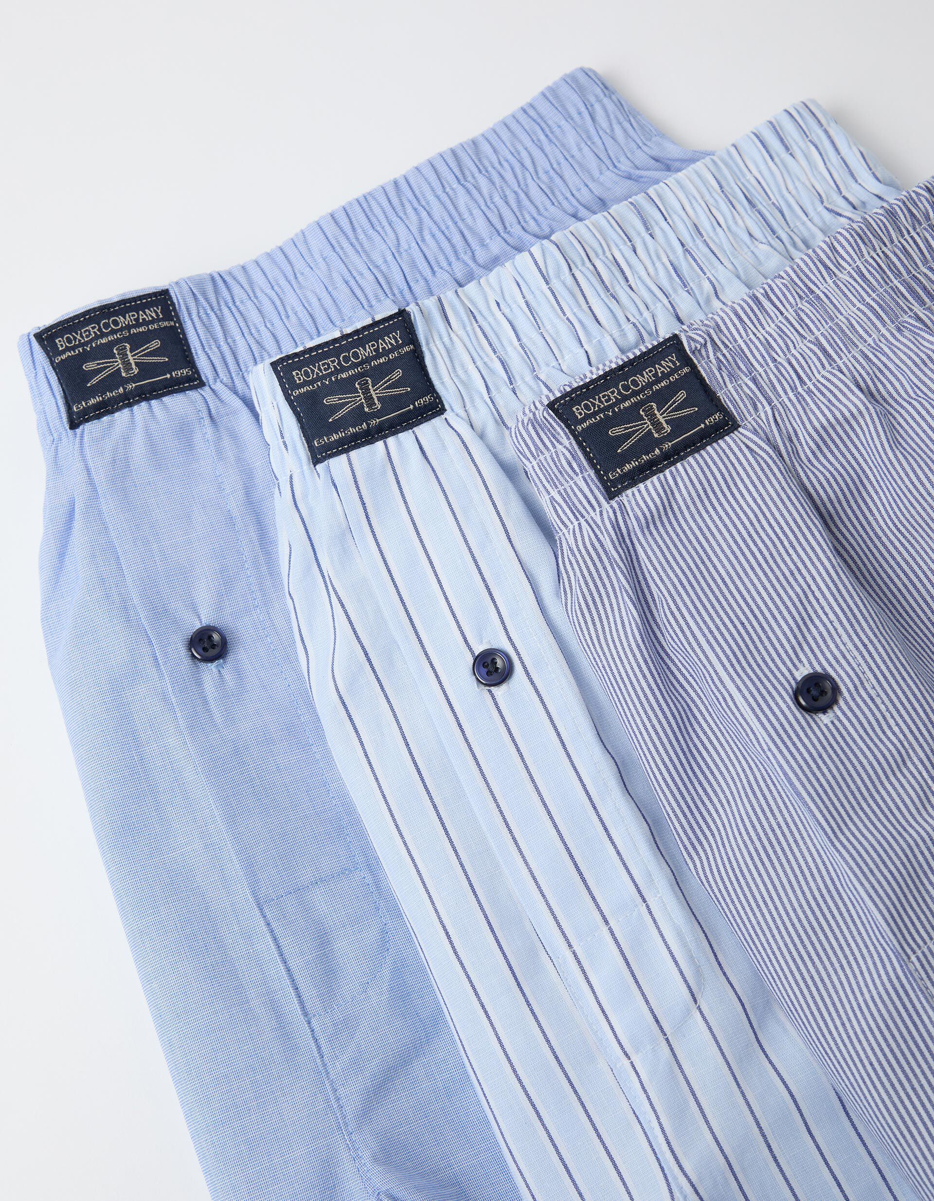 Comprar Online Pack 3 Boxers, Homem, Azul