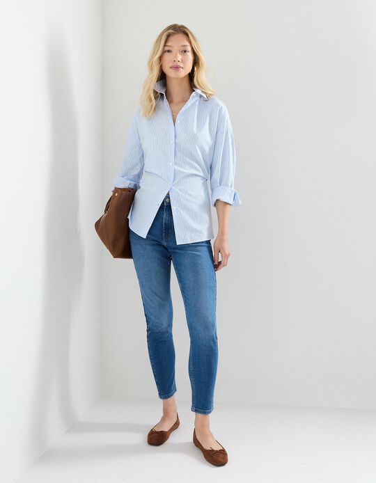 Comprar Online Calças de Ganga 'Skinny', Mulher, Azul