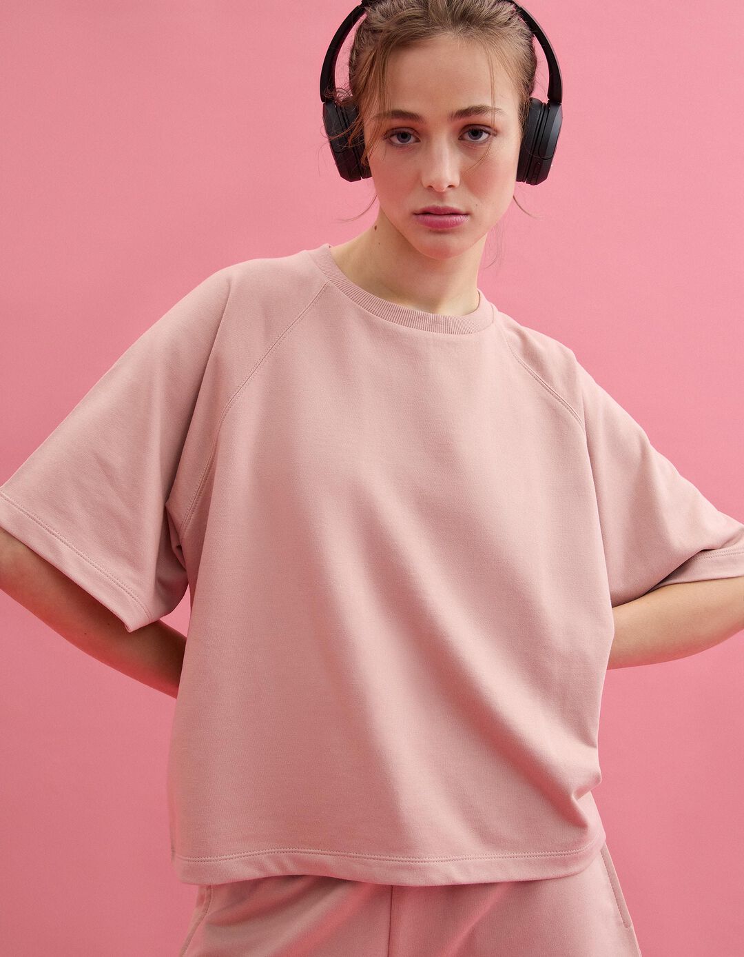 T-shirt, Mulher, Rosa Claro