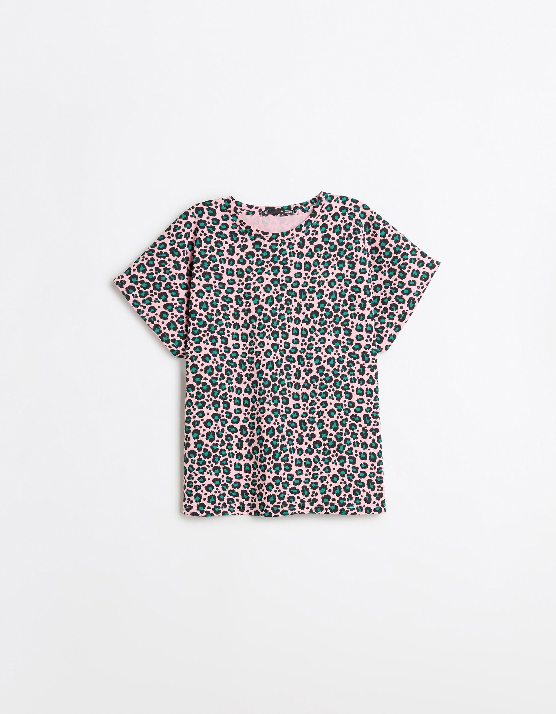 Comprar Online T-shirt Animal Print, Mulher, Rosa