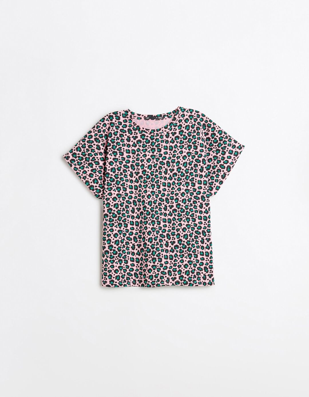 T-shirt Animal Print, Mulher, Rosa