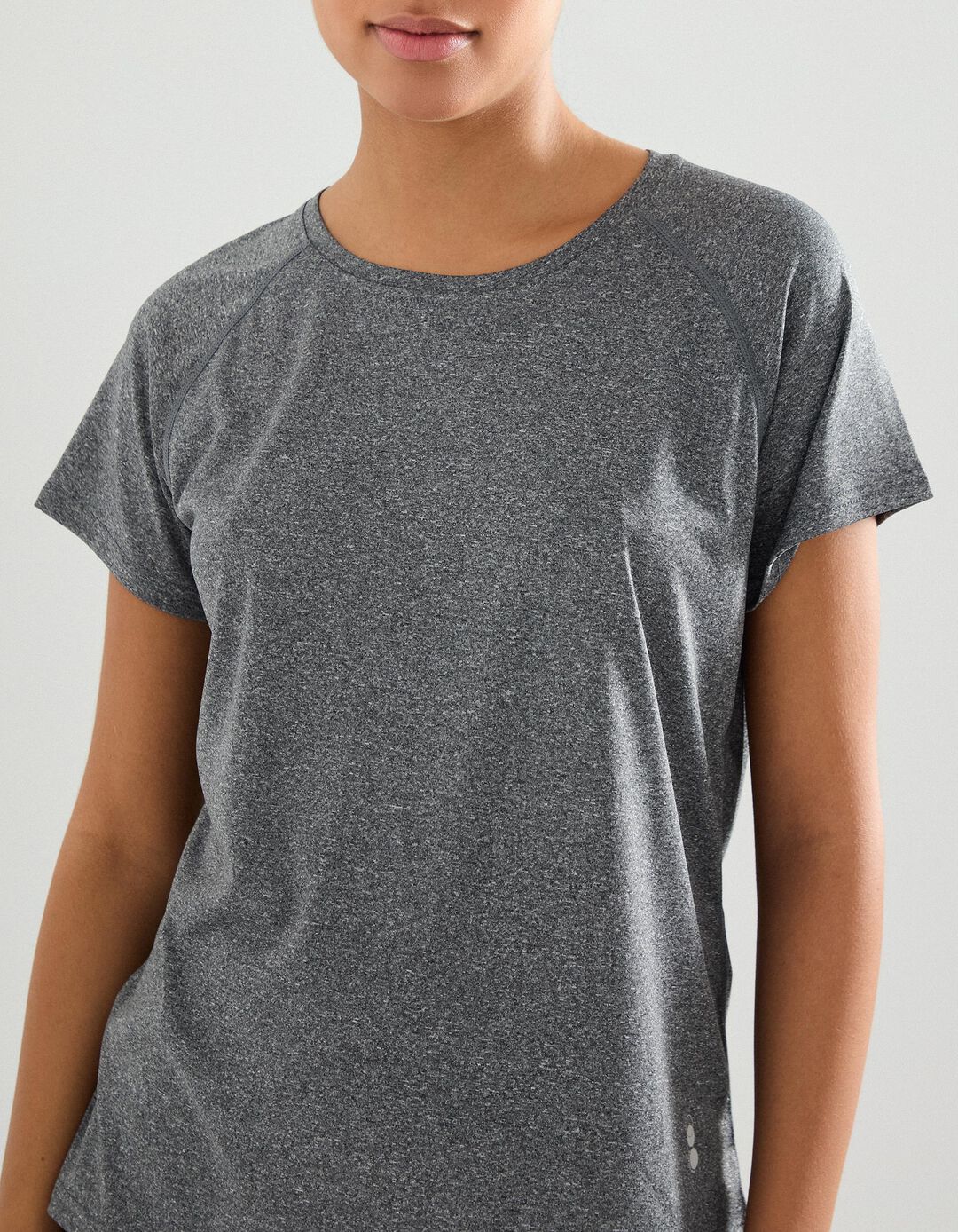 T-shirt de Desporto, Mulher, Cinzento