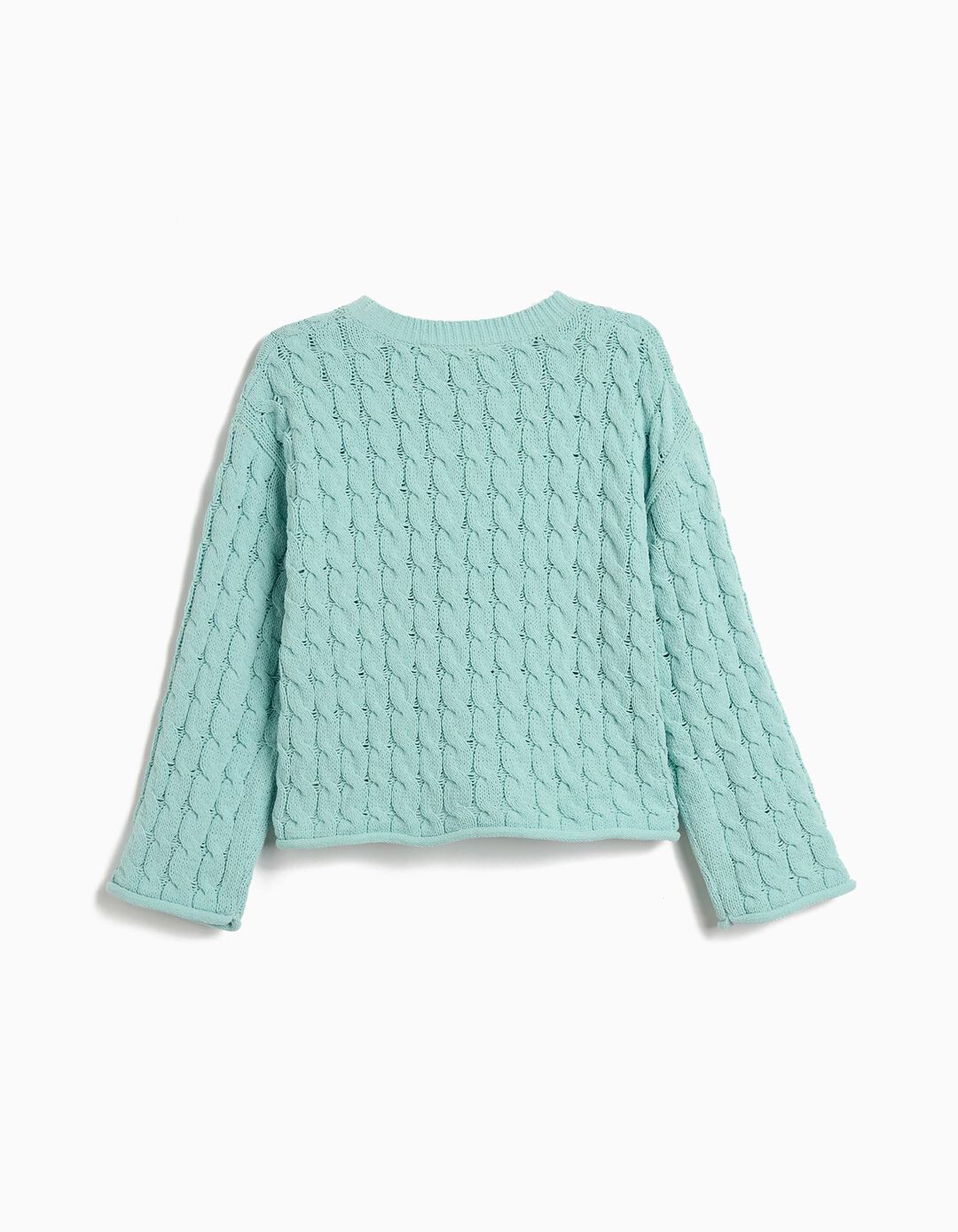 Camisola de Malha, Menina, Azul Claro