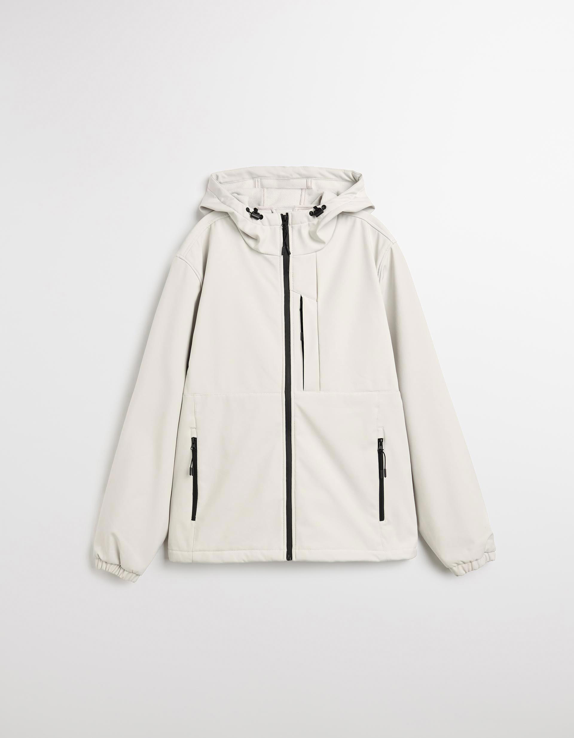 Comprar Online Parka com Capuz, Homem, Cinzento Claro