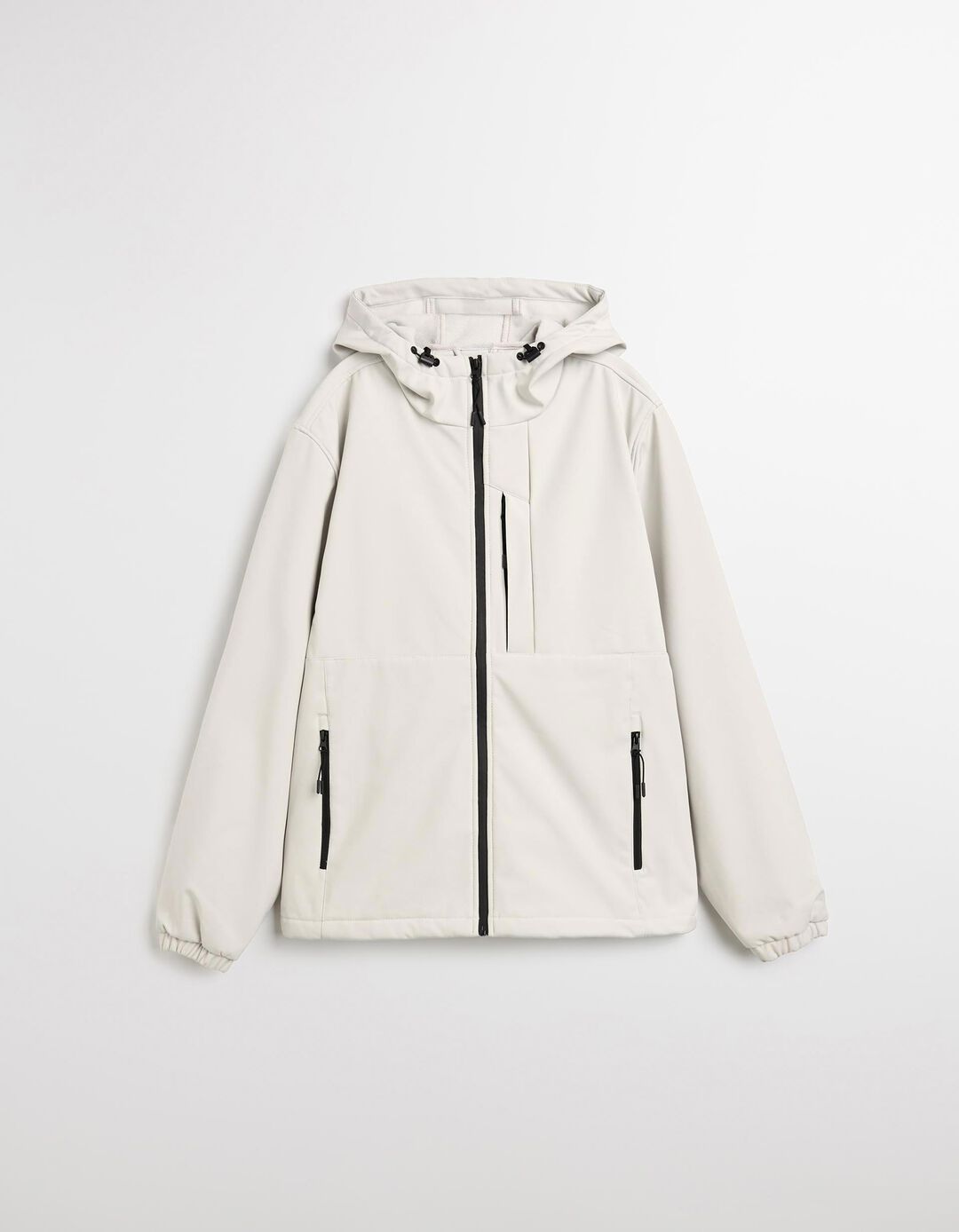 Parka com Capuz, Homem, Cinzento Claro