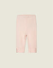 Rib Knit Trousers for Newborn Baby Girls, Pink
