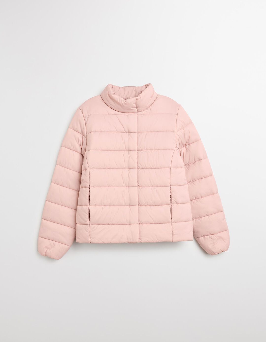 Casaco Acolchoado, Mulher, Rosa Claro