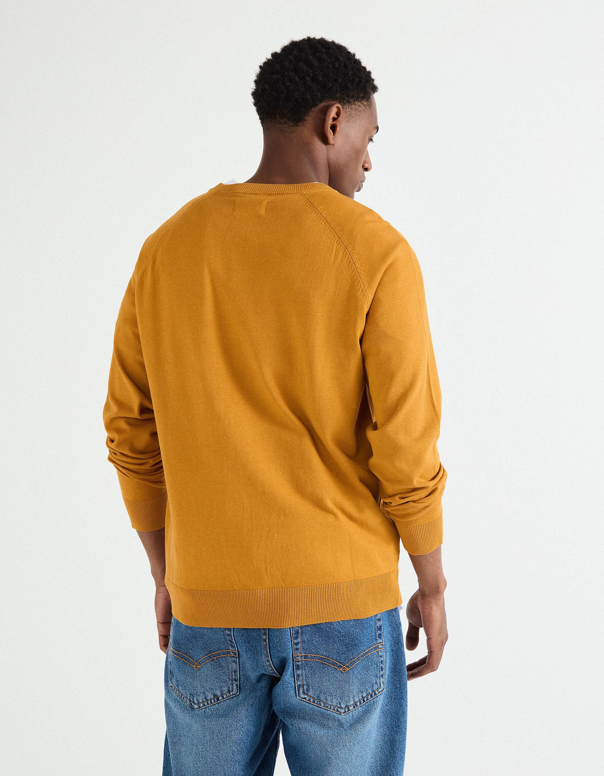 Comprar Online Camisola de Malha, Homem, Amarelo Escuro