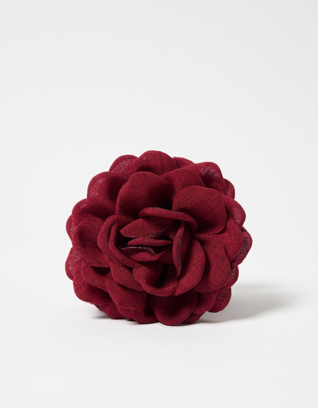 Mola de Cabelo com Flor, Mulher, Vermelho