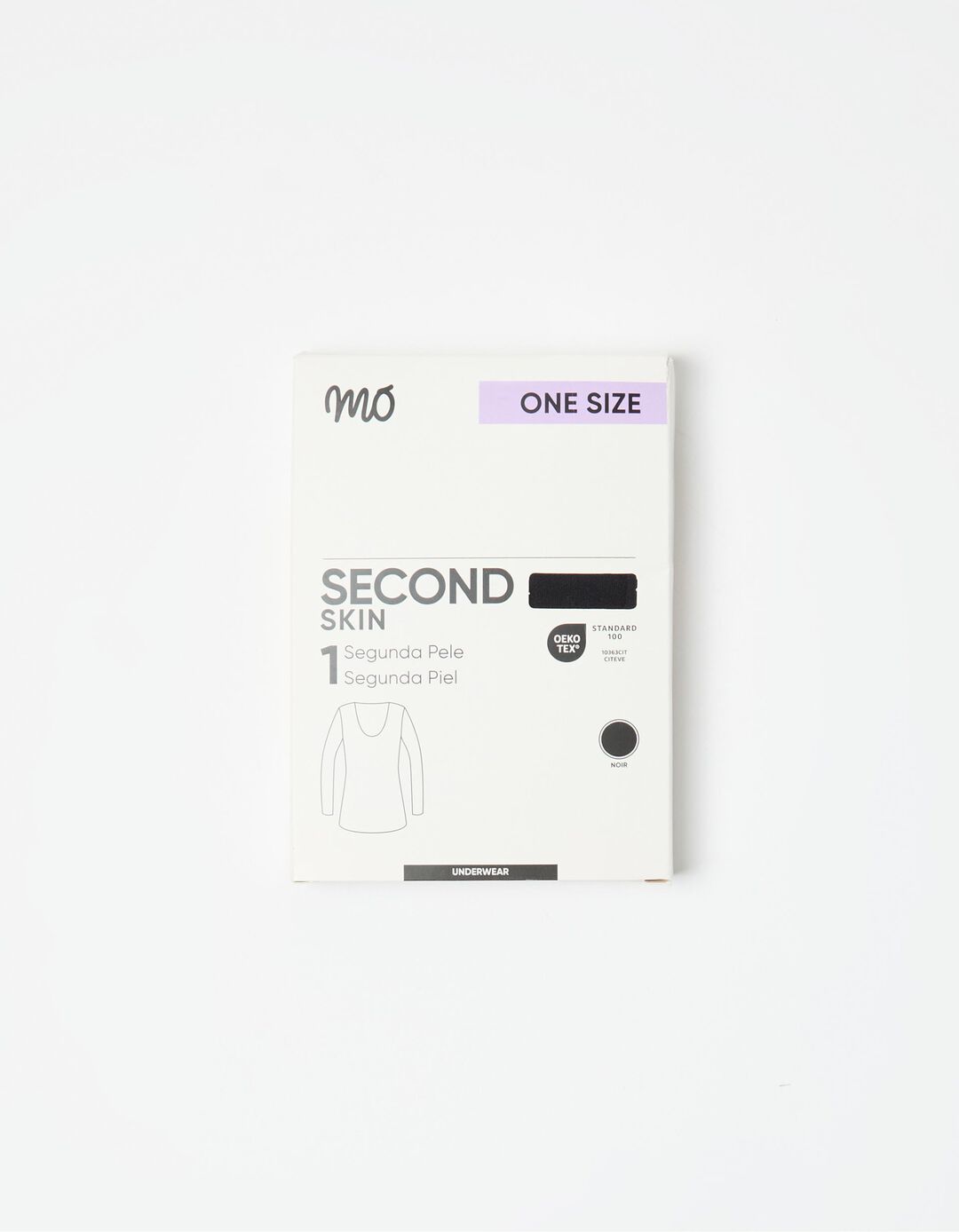 Camisola Interior 'Second Skin', Mulher, Preto