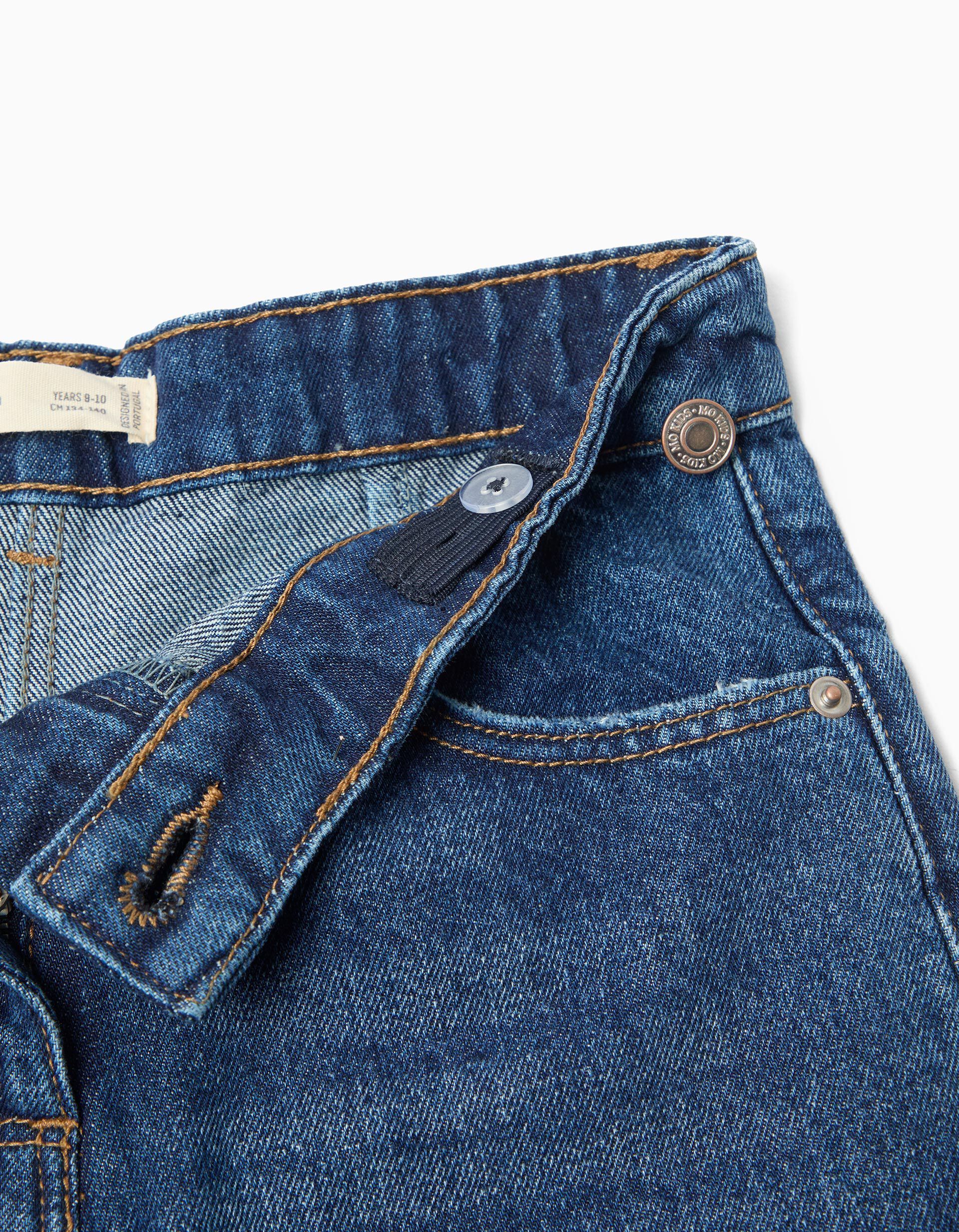 Comprar Online Saia-Cal&ccedil;&atilde;o de Ganga, Menina, Azul