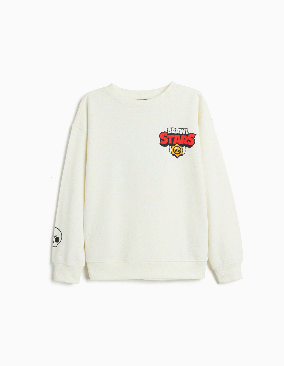 Comprar Online Sweatshirt de Felpa 'Brawl Stars', Menino, Branco