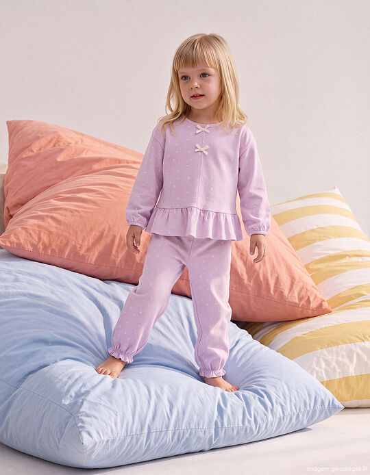 Comprar Online Pijama Interlock, Menina, Rosa