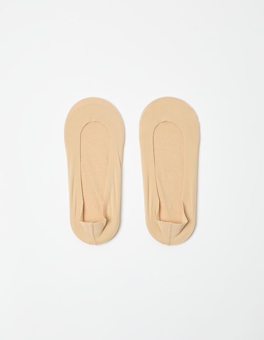 Comprar Online Pack 2 Pares de Meias Invis&iacute;veis, Mulher, Bege