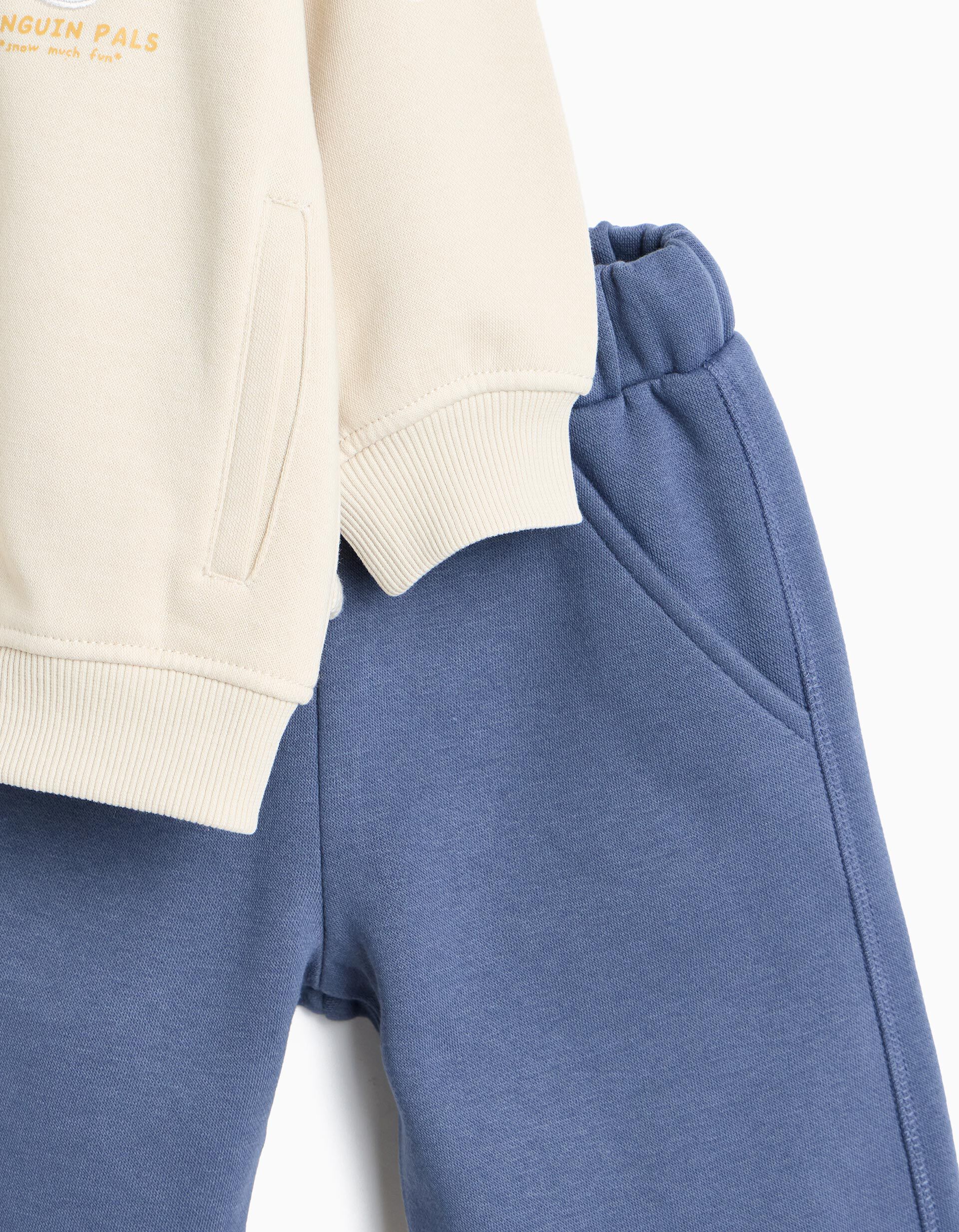 Comprar Online Conjunto De Jogging, Menino, Bege Claro