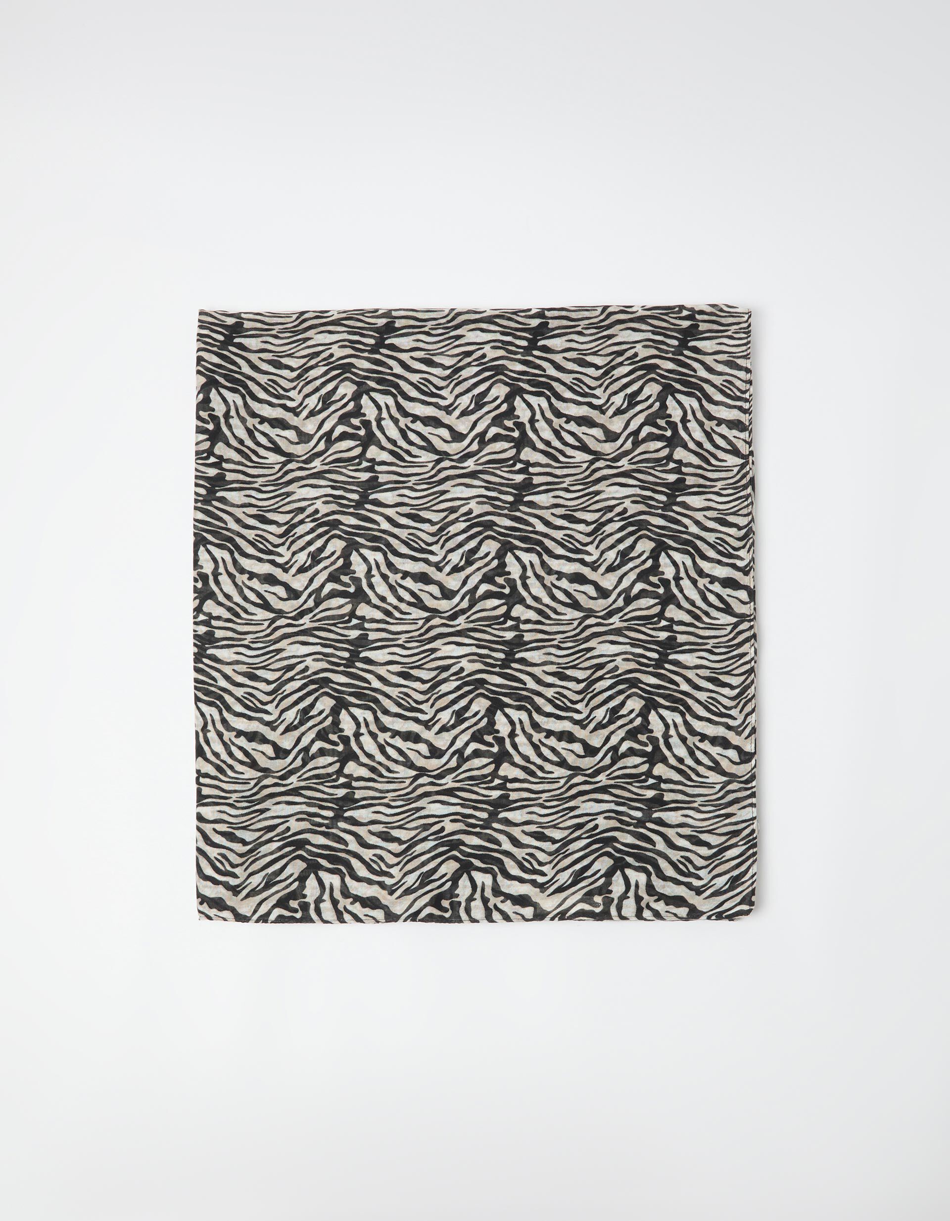 Comprar Online Len&ccedil;o Animal Print, Mulher, Preto