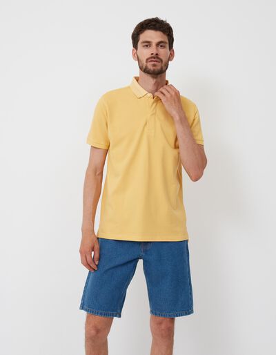 Piquet' Polo Shirt, Men, Yellow
