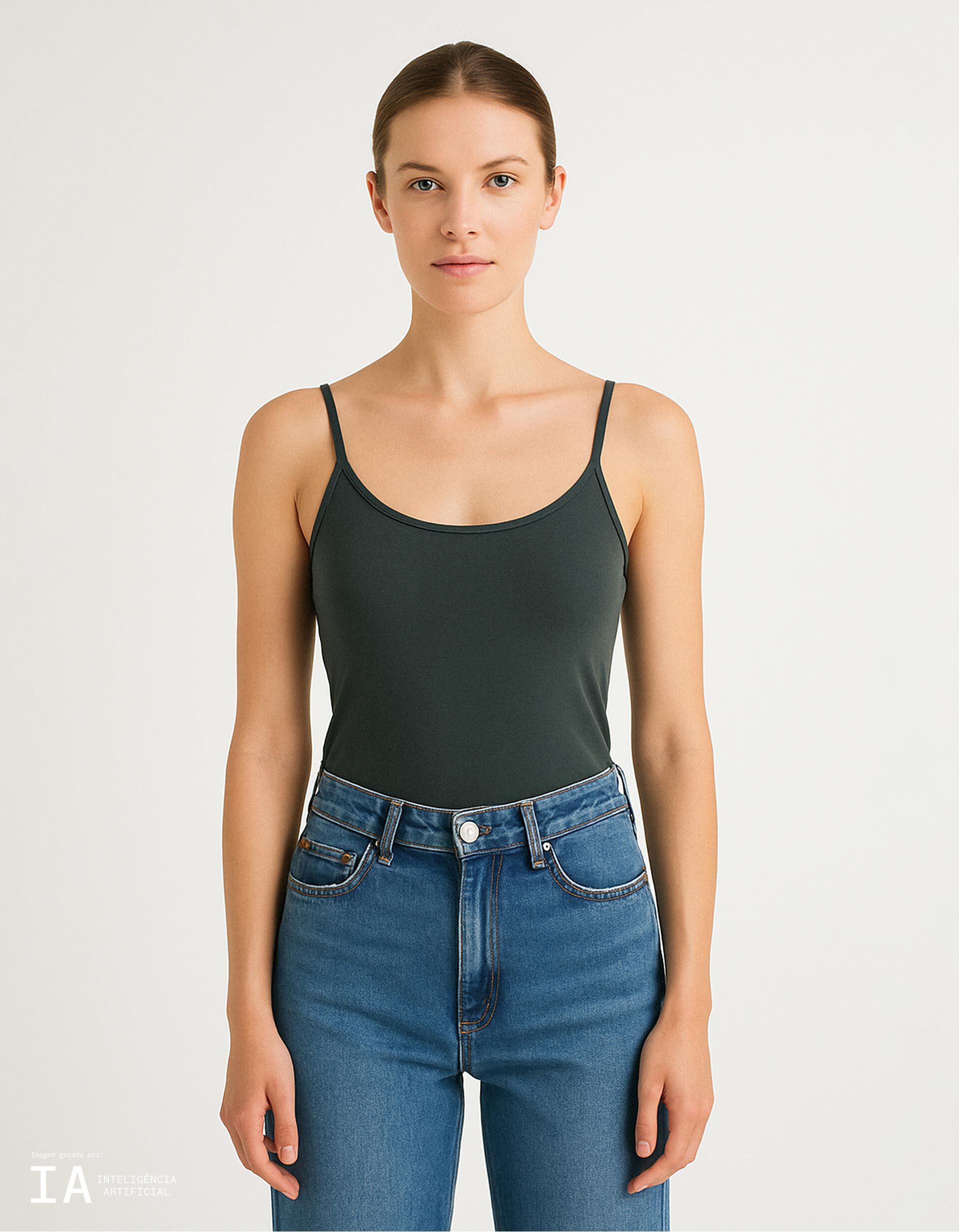 Comprar Online Top, Mulher, Cinzento Escuro