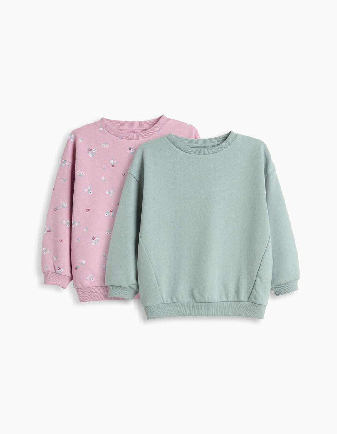 Pack 2 Sweatshirts De Felpa, Menina, Rosa Claro