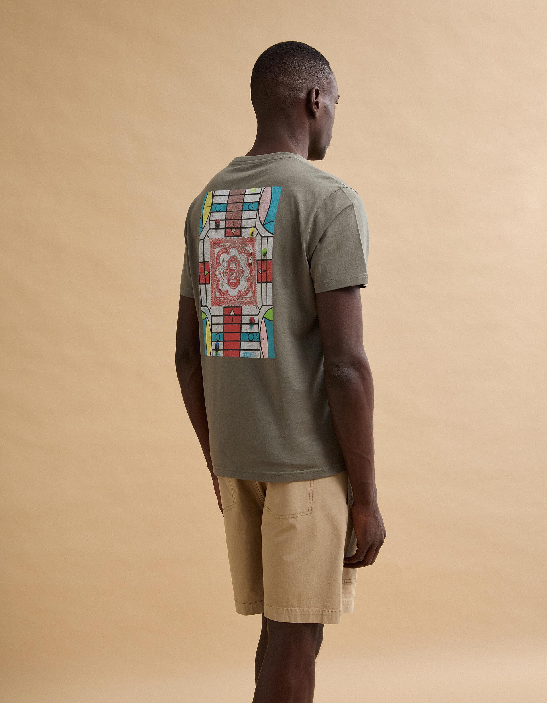 Comprar Online T-shirt Estampada, Homem, Verde Escuro