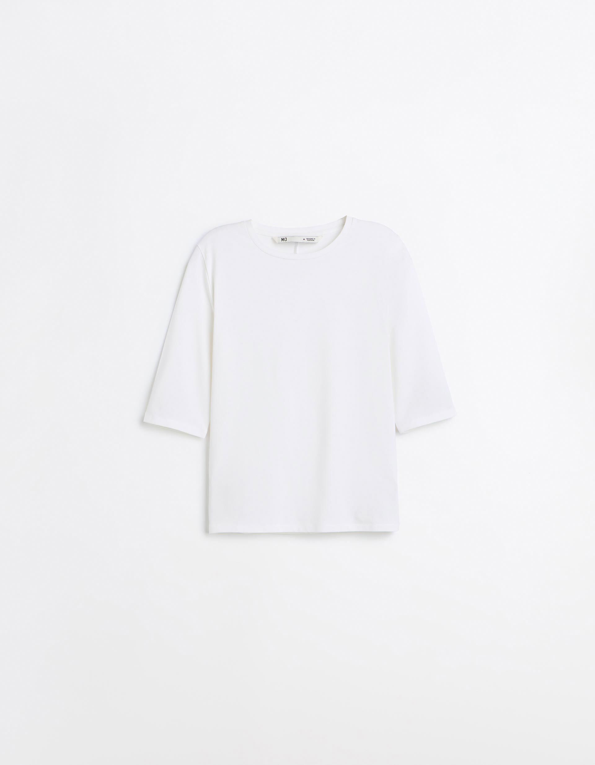Comprar Online T-shirt De Manga Curta, Mulher, Cru