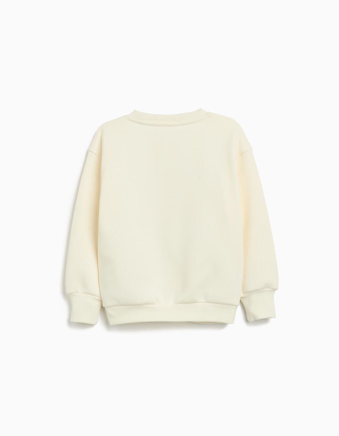 Sweatshirt de Felpa, Menina, Branco