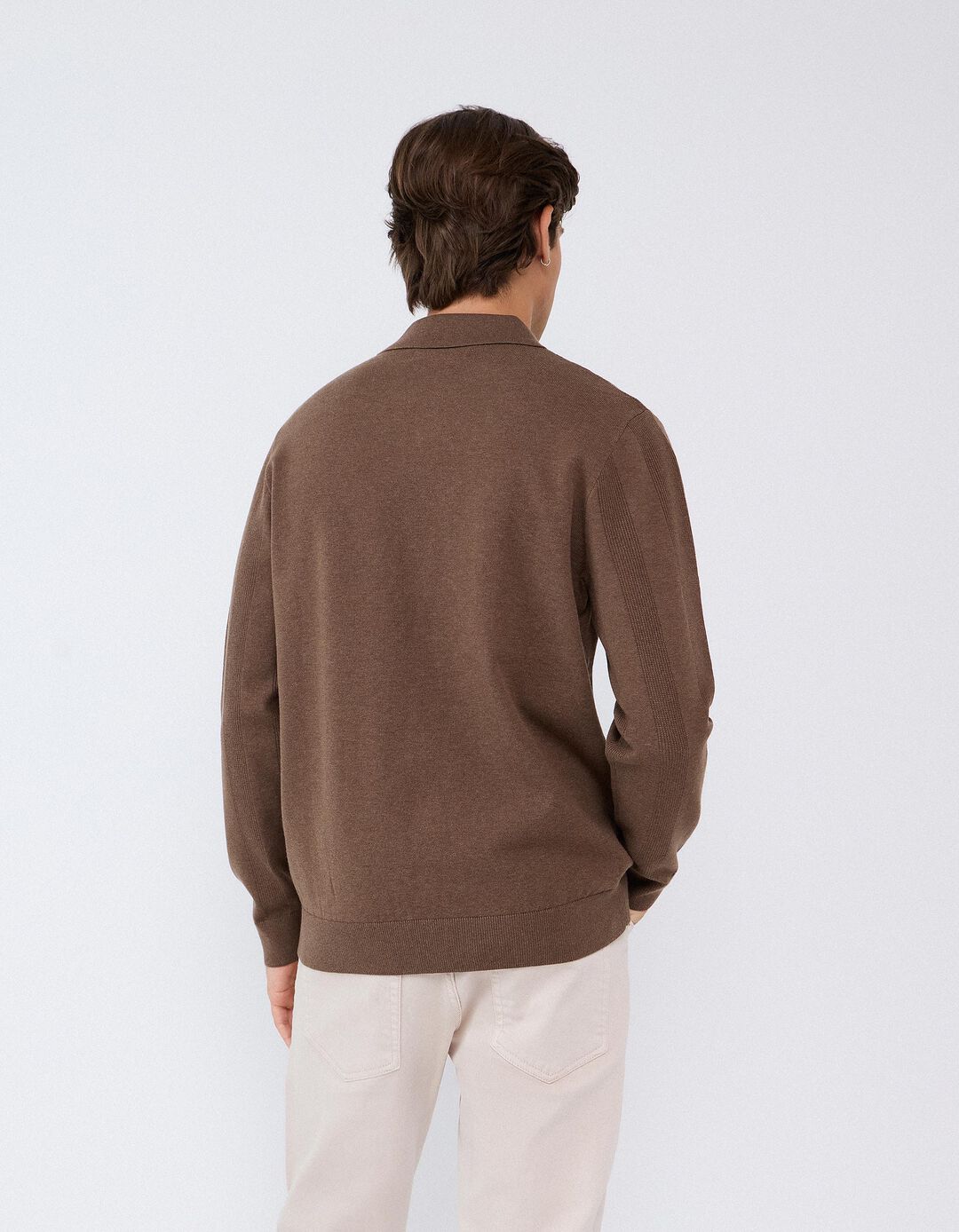 Camisola De Malha, Homem, Castanho