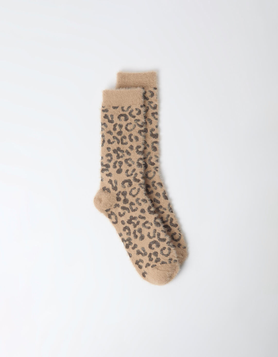 Meias Animal Print, Mulher, Bege