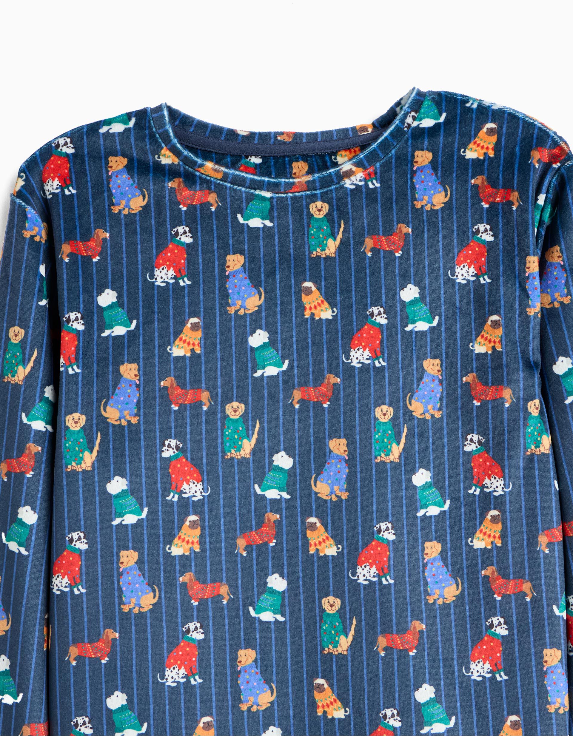 Comprar Online Pijama Aveludado, Crian&ccedil;a, Azul Escuro