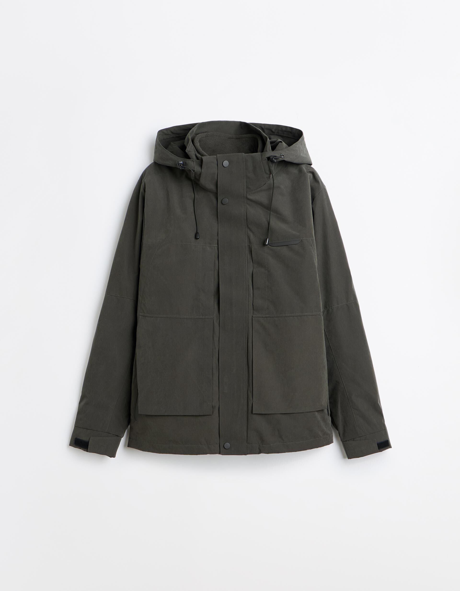 Comprar Online Parka T&eacute;cnica Com Capuz, Homem, Verde Escuro