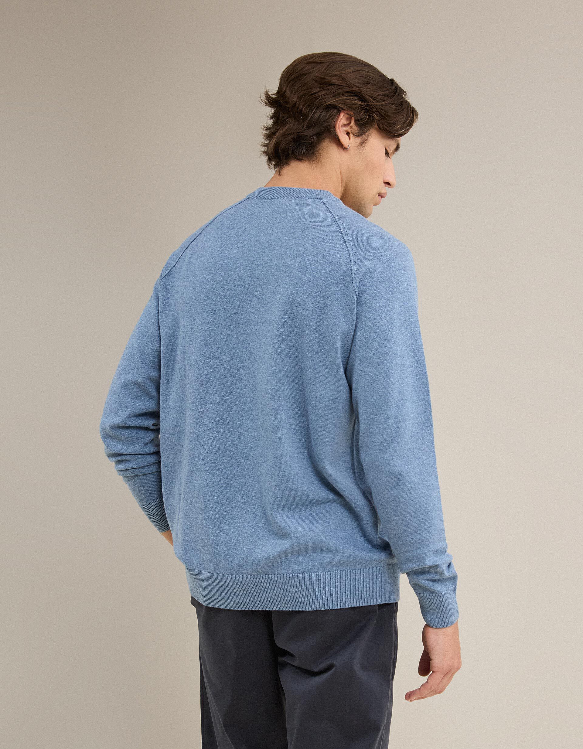 Comprar Online Camisola De Malha, Homem, Azul 