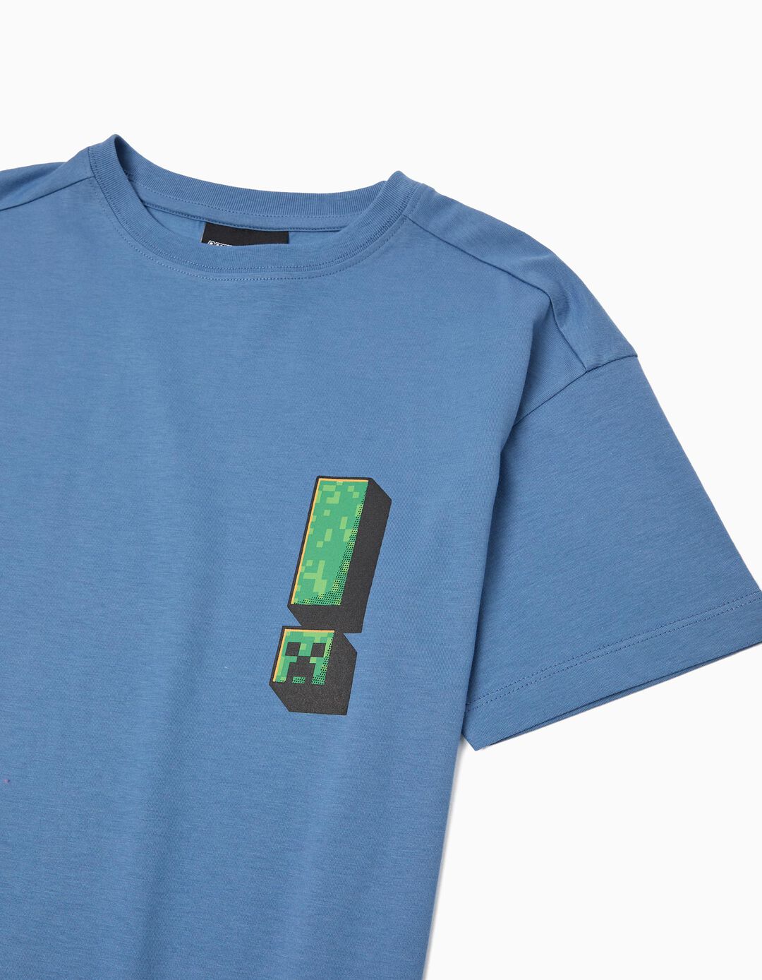 T-shirt 'Minecraft', Menino, Azul