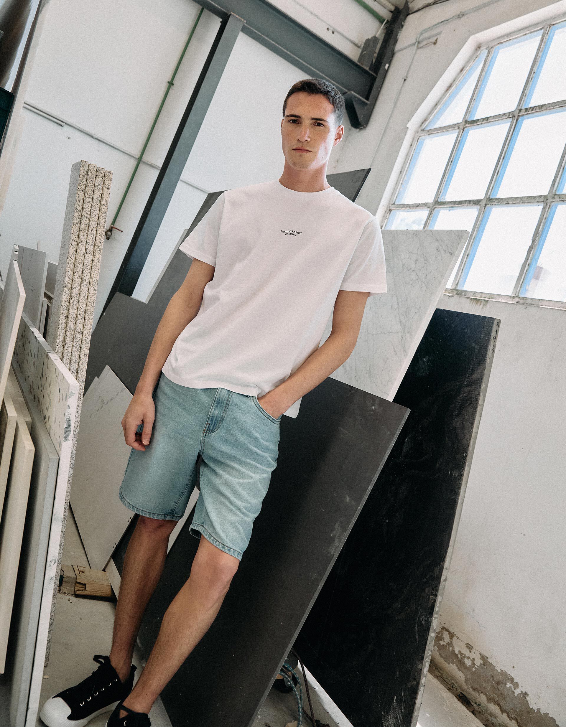 Comprar Online Cal&ccedil;&otilde;es de Ganga 'Straight Fit', Homem, Azul Claro 