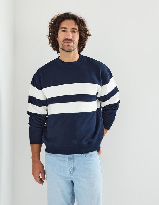 Comprar Online Sweatshirt de Felpa, Homem, Azul Escuro